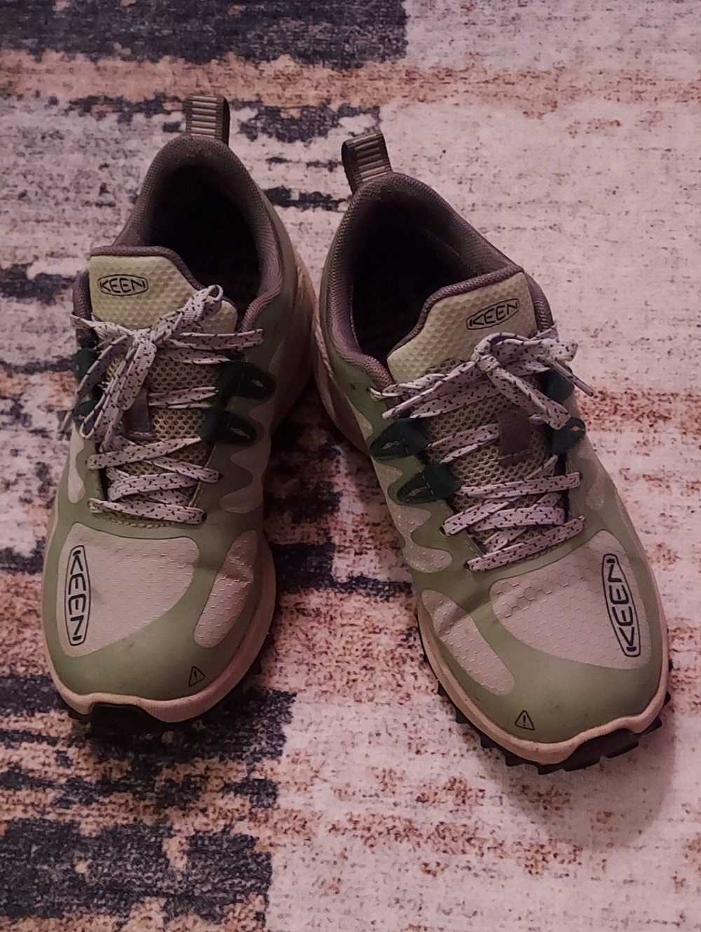 KEEN Women's Light Green Waterproof Hiking/Trail Shoes